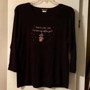Coffee Themed Top